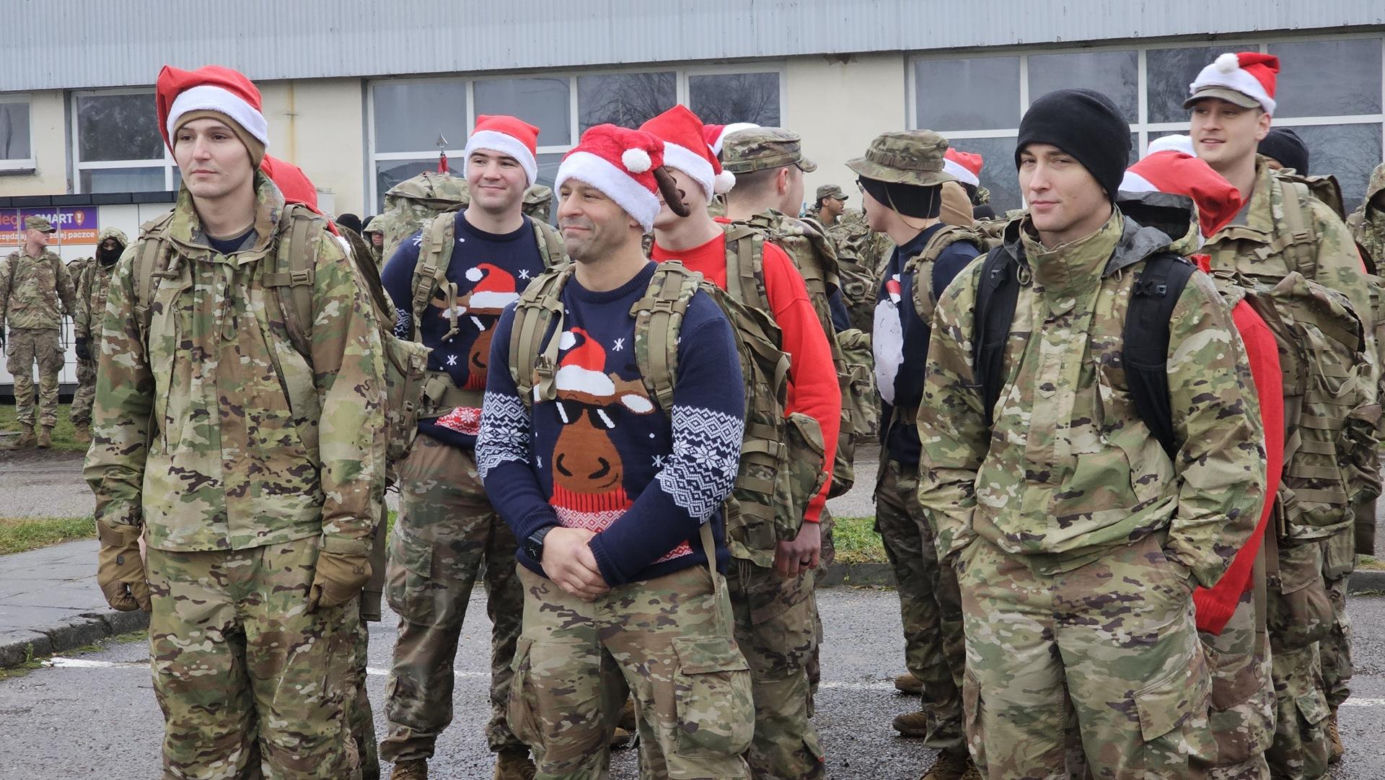 Marsz żołnierzy US ARMY w Drawsku Pomorskim 