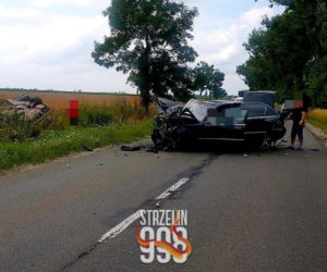 Wypadek na trasie między Strzelinem a Wrocławiem