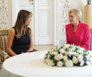 Agata Duda spotkała się z Melanią Trump!