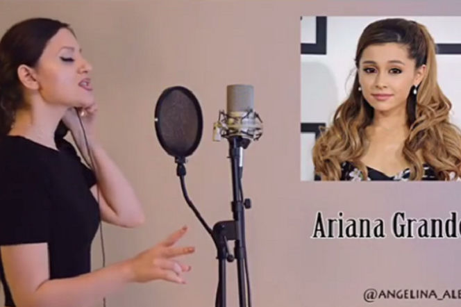 Dziewczyna śpiewa jak Ariana Grande, Selena Gomez i Sia razem wzięte