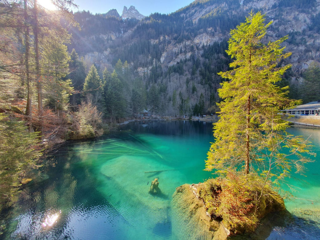 Blausee Jezioro w Szwajcarii