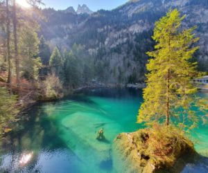 Blausee Jezioro w Szwajcarii