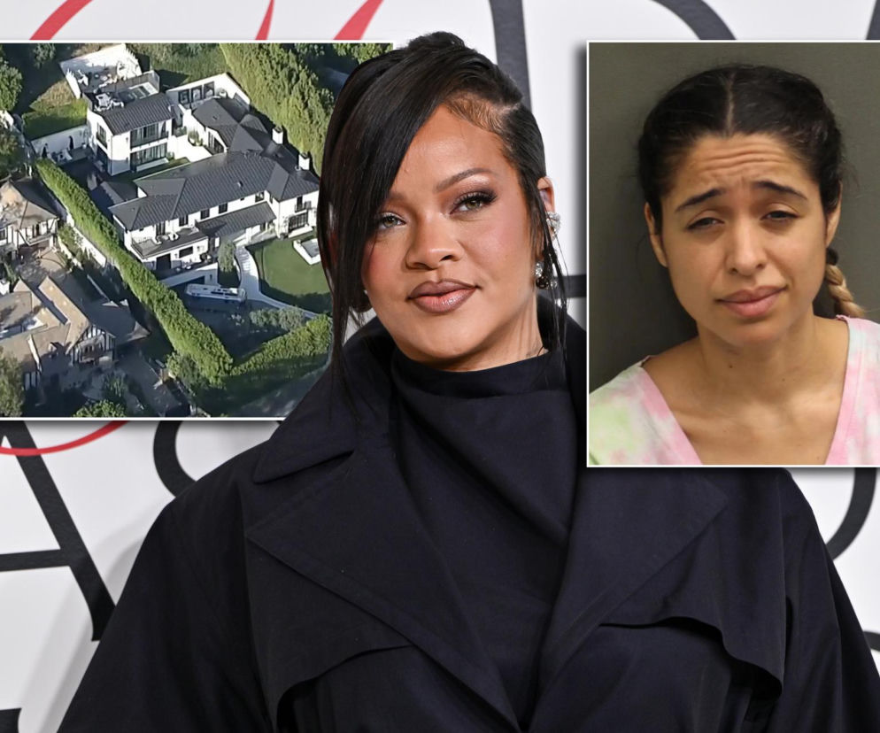 Piosenkarka Rihanna. Obok miniatury z widokiem na jej rezydencję i twarzą Ivanny Ortiz. O ataku przeczytasz na SE USA.