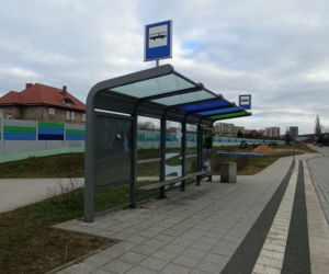 Nieużywany przystanek w Szczecinie Zdrojach