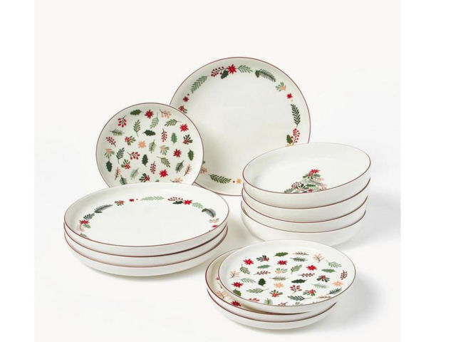 Naczynia z motywem świąteczym