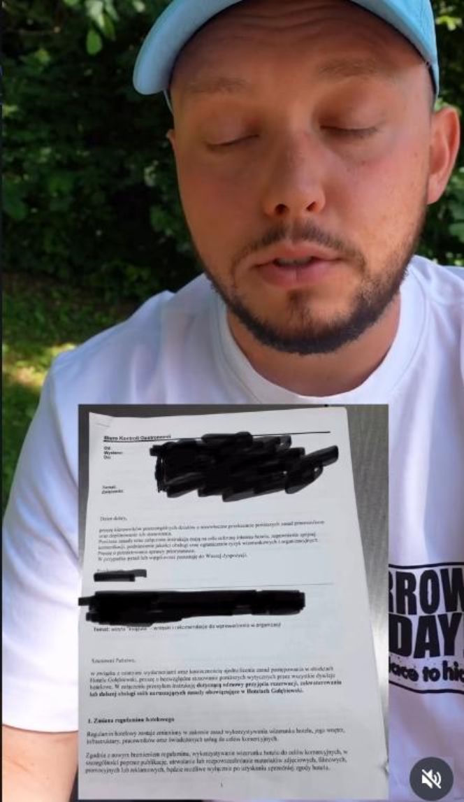 Książulo usłyszał, że ma zakaz wstępu do hotelu Gołębiewski. Spotkał się z właścicielem