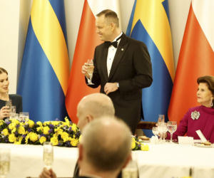 Obiad na cześć szwedzkiej pary królewskiej