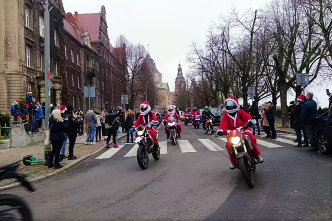 Motomikołaje w Szczecinie