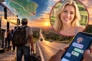 Wydał całą pensję i przejechał 2100 km do ukochanej. Na miejscu odkrył coś niewiarygodnego