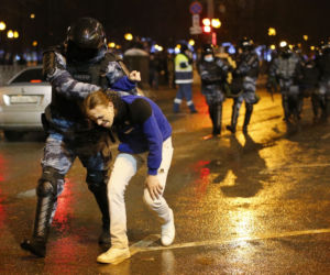 Wyszyli na ulice dla Navalnego. Protesty w Rosji.