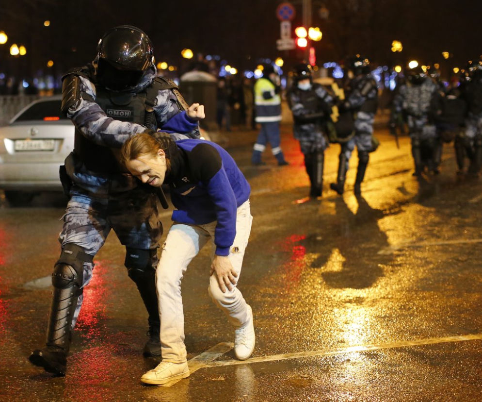 Wyszyli na ulice dla Navalnego. Protesty w Rosji.