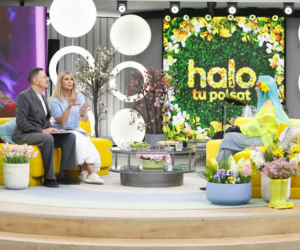 Cleo w niebieskich włosach