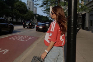Anna Lewandowska poznaje Chicago