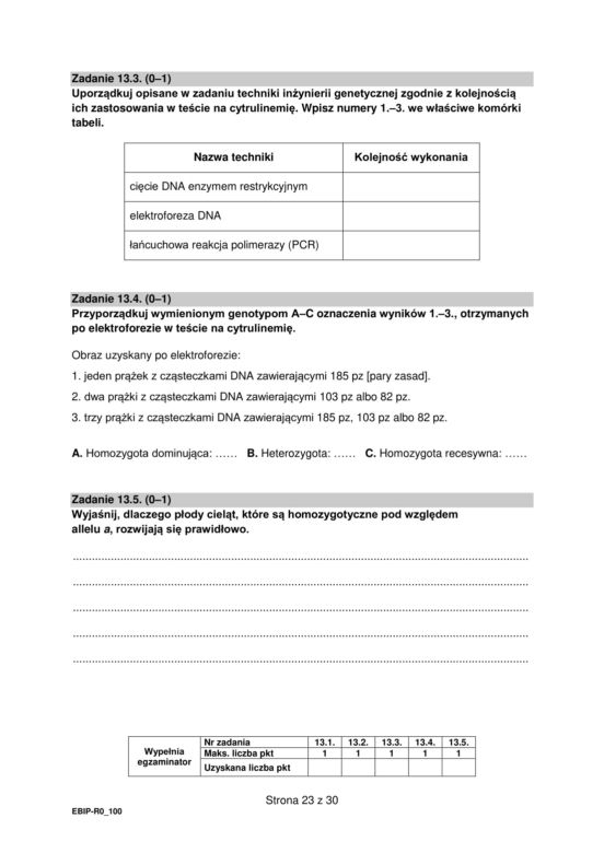 Matura biologia arkusz formuła 2015