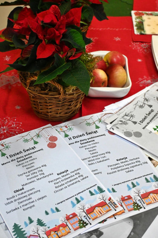 Tak wygląda świąteczne menu w szpitalu. „Chcemy dać pacjentom namiastkę domu”