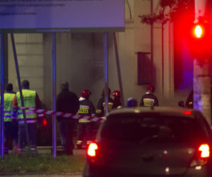 Groźny pożar na dworcu we Wrocławiu