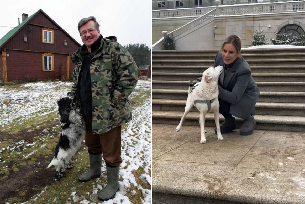 Pieski w Pałacu Prezydenckim