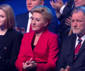Rodzina wspiera Andrzeja Dudę na konwencji Duda2020