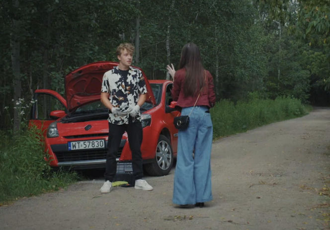 M jak miłość, odcinek 1894. Basia (Karina Woźniak), Kacper (Bartosz Ziewiec)