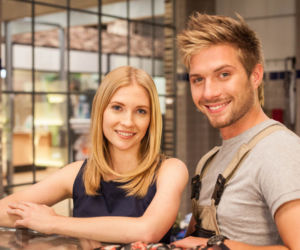 GALERIA 2. Sebastian (Jakub Wróblewski), Kasia (Paulina Chapko)