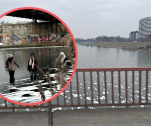 Dzieci jeździły na łyżwach po Odrze! O krok od tragedii we Wrocławiu 