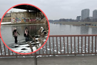 Włos jeży się na głowie! Dzieci jeździły na łyżwach po Odrze. Sekundy od tragedii we Wrocławiu