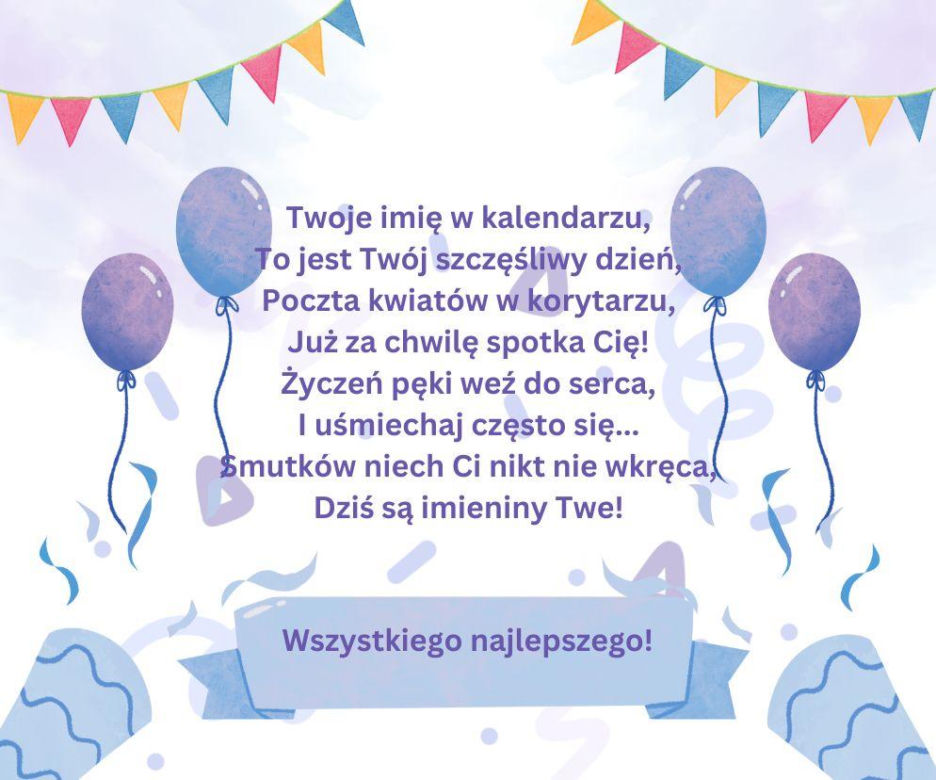 życzenia imieninowe