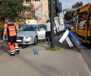 Została potrącona na chodniku. Poważny wypadek w Toruniu