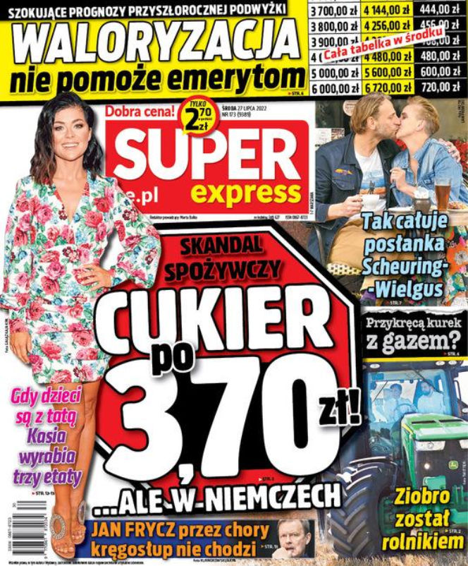 "Super Express" o tanim cukrze w Niemczech