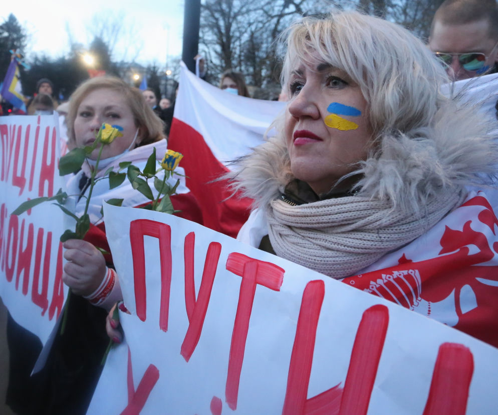 Kijów-Warszawa jedna sprawa. Kolejny protest pod ambasadą Rosji