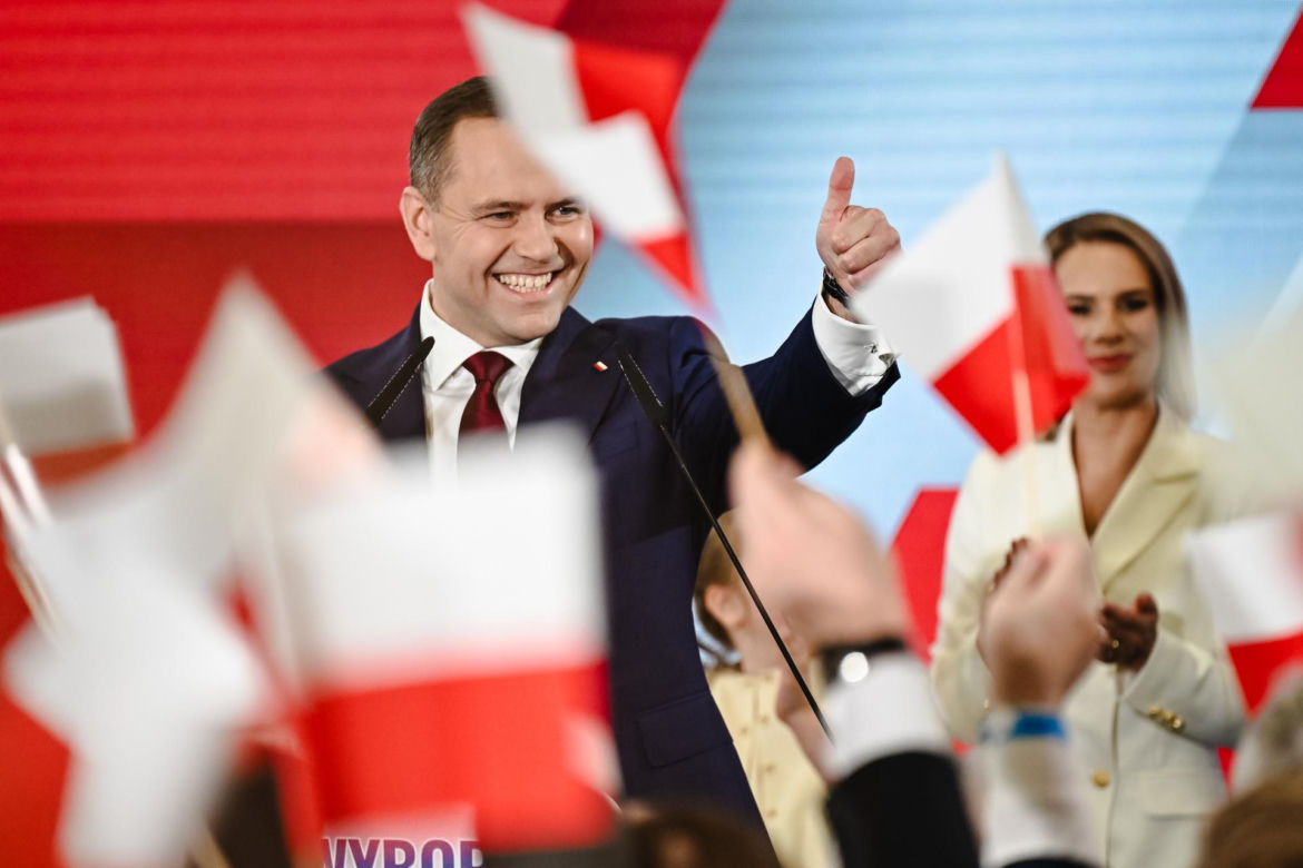 Rodzina Karola Nawrockiego na wieczorze wyborczym 