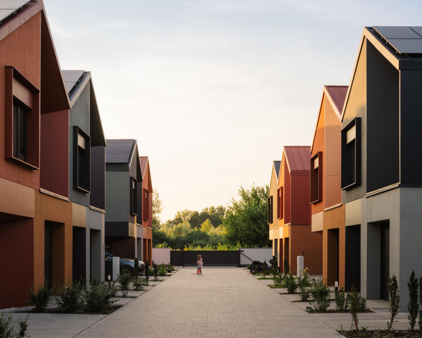 Zespół 10 domów jednorodzinnych, ul. Borków 58, Warszawa