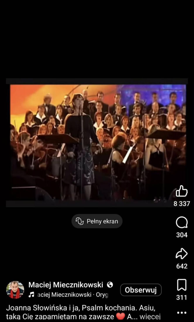 Nie żyje Joanna Słowińska