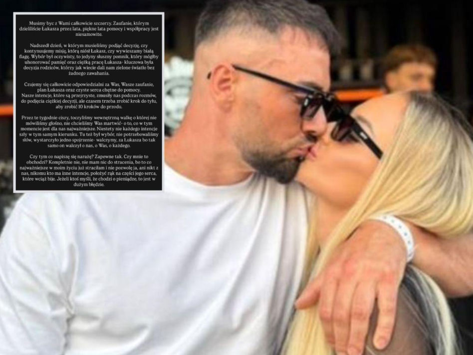 Ukochana Łukasza Litewki napisała emocjonalny list. "Nie mam nic do stracenia"