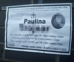 Grób 16-letniej Pauliny tonie w kwiatach. Ostatnie pożegnanie pięknej nastolatki.