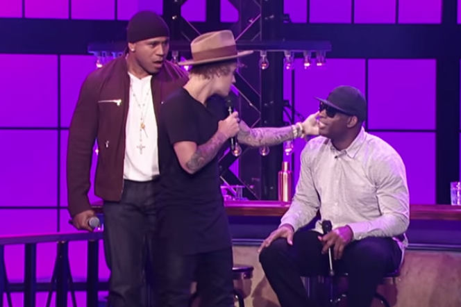 Występ Justina Biebera w Lip Sync Battle - kadr z nagrania 