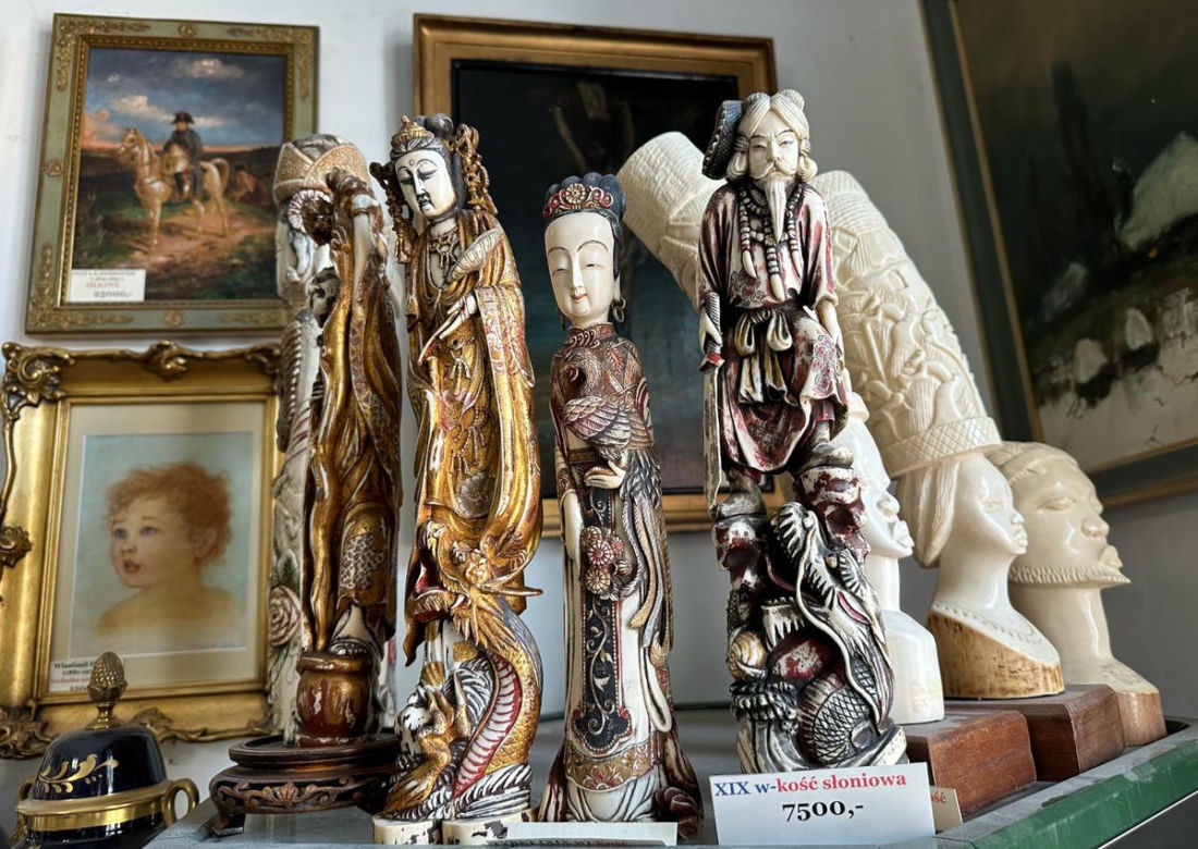 Małopolskie galerie sztuki sprzedawały wyroby z kości słoniowej