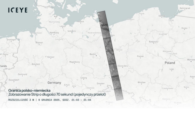 Pierwsze zdjęcia wykonane przez satelitę Sił Zbrojnych RP