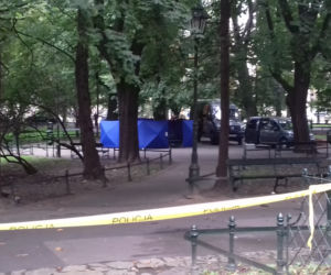 Brutalne morderstwo na Plantach w Krakowie. Mężczyzna został dźgnięty nożem [ZDJĘCIA, WIDEO]
