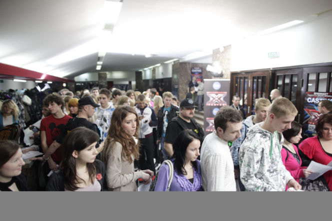 X factor. Pierwszy casting