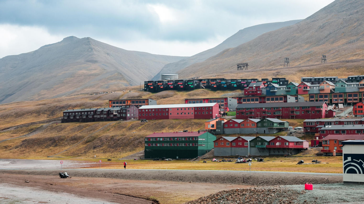 Longyearbyen na Svalbard