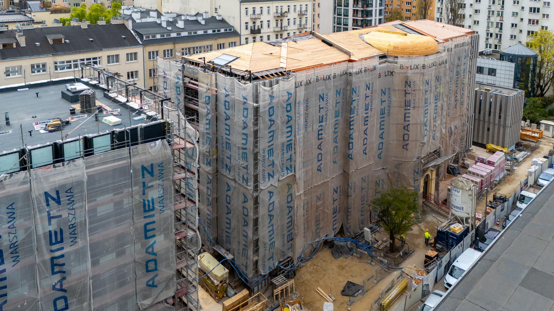 Budowa Muzeum Getta Warszawskiego - kwiecień 2026