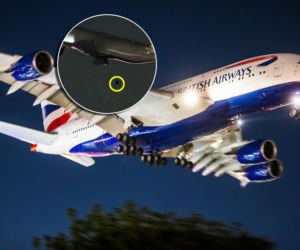 Koło odpadło od samolotu w przestworzach! Wideo mrozi krew w żyłach