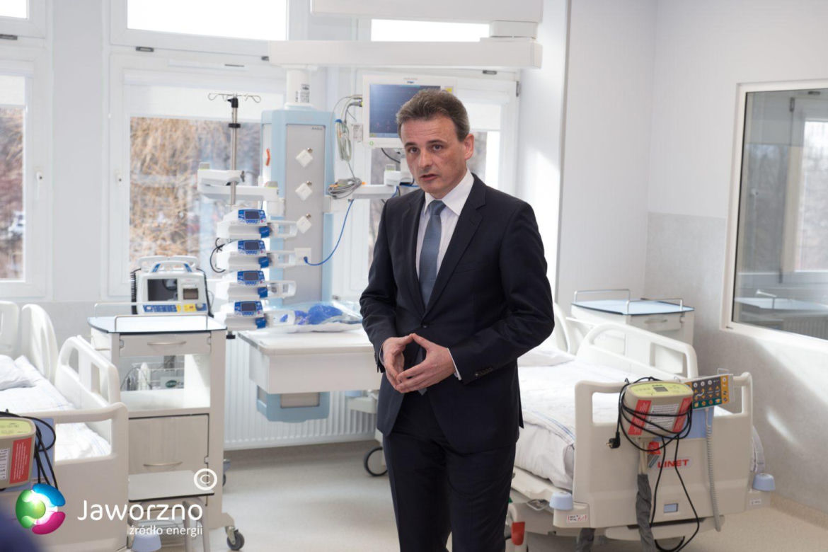 Oddział Kardiologiczny i Izba Przyjęć po remoncie w Szpitalu Wielospecjalistycznym w Jaworznie