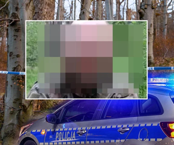 Ciało policjanta znalezione w lesie! Strzał z broni służbowej