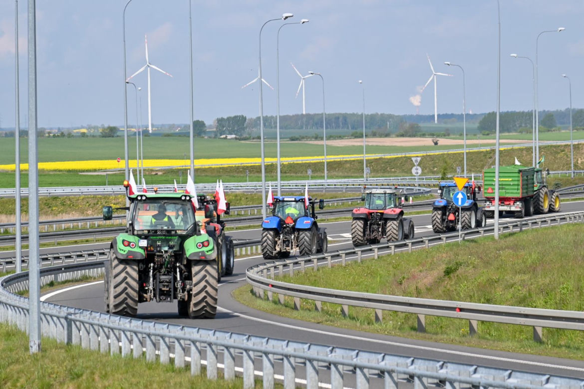 Protest rolników S3 Pyrzyce