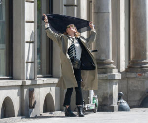 Magdalena Cielecka walczy z wiatrem