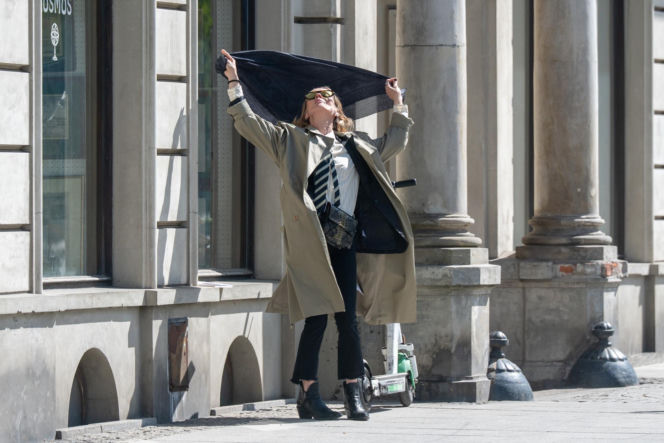 Magdalena Cielecka walczy z wiatrem