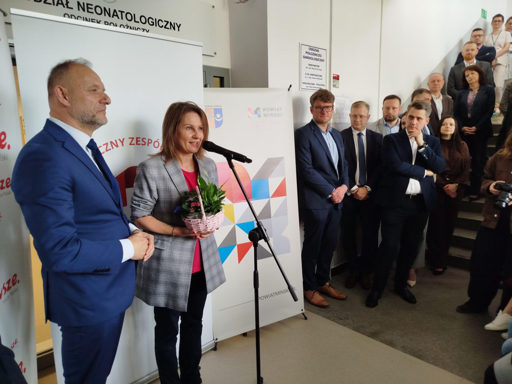 Odnowiony oddział noworodkowy wraz z częścią położniczą w mińskim szpitalu zapewni ciężarnym, rodzącym i maluchom nowoczesne warunki