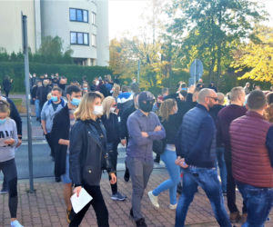 Blokada drogi w Tarnowie - protest